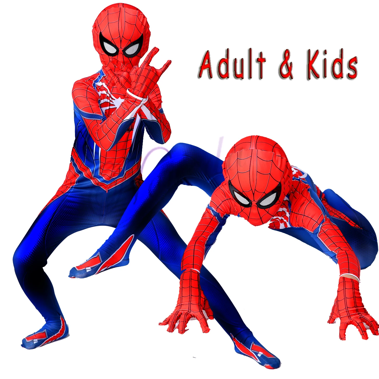 

New Ps4 Insomniac Spiderman Costume Spandex Games Spider Man Superhero Cosplay Halloween Spider-man Costumes For Kids Boy Adult