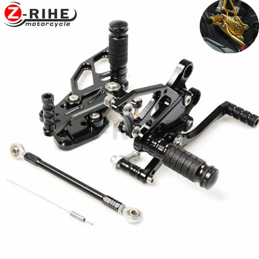 Для продажи Мотоцикл с ЧПУ Регулируемый Rider задние наборы Rearset подставка для ног