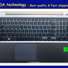 Wellendorff новая верхняя крышка для SAMSUNG 15," NP700Z5A NP700Z5B NP700Z5C US keyboard Topcase Touchpad C cover, без задней панели