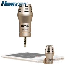 BOYA BY-A100 всенаправленный конденсаторный микрофон телефона для iPhone 6/6 S/5/5S iPad iPod Android samsung S6 S5 S4 htc