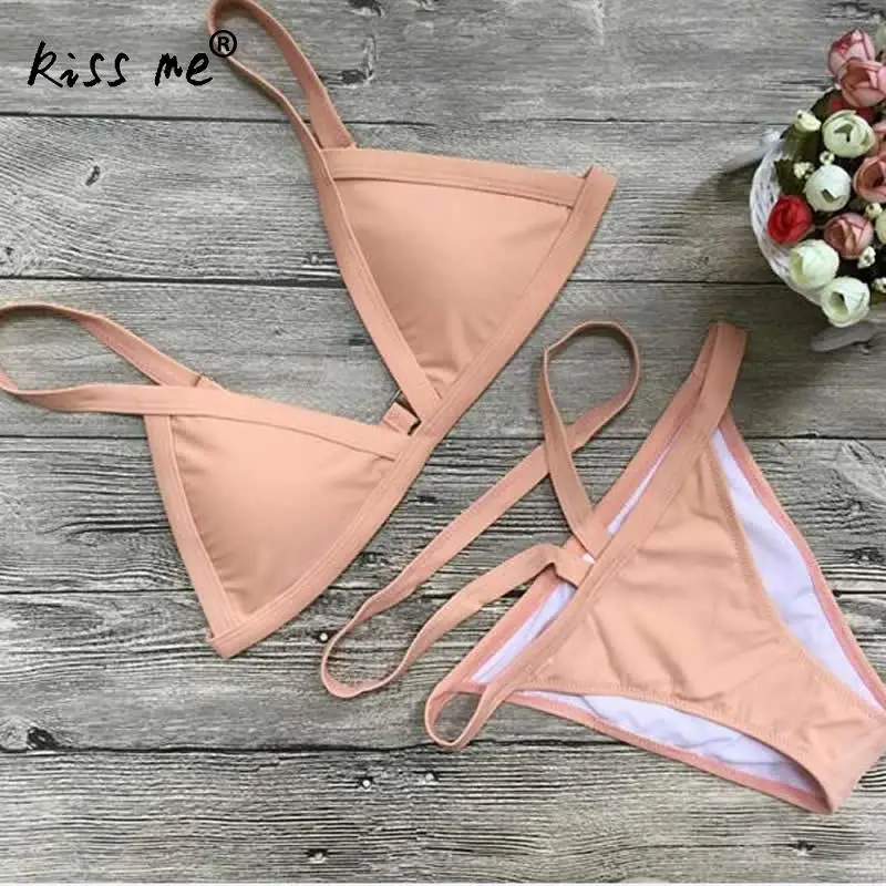 Sexy Bikini 2018 Women Swimsuit Khaki Bathing Suit Lady's Swimwear Brazilian Bikinis Non