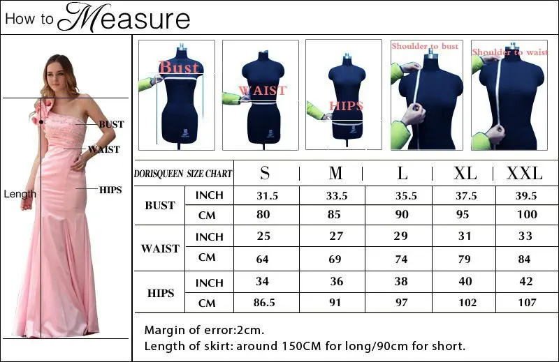 dorisqueen size chart