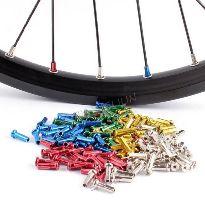 20pcs 14G Steel MTB Mountain Bicycles Road Bike Spokes Pillar Cap