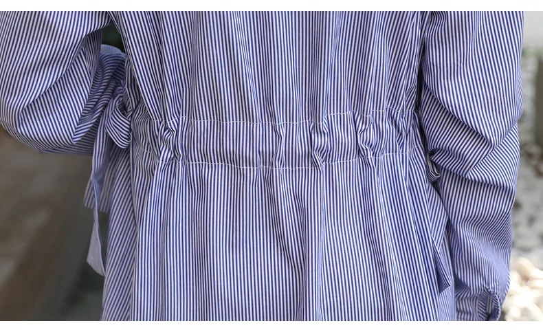 Привет и джубер Новая Мода Материнство рубашка платье для беременных Повседневная Одежда для беременных кормящих с длинными рукавами полосатый Беременность Одежда
