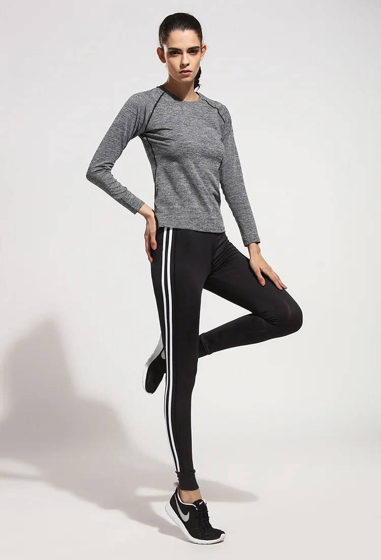 2017 New Aimpact Women Yogo Pants Sexy Fitness Pant Girl Tight Running Pants Workout Pants Female Striped Slim Sports leggings (7)
