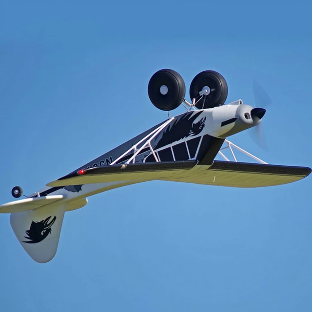 FMS RC Airplane Plane 1700MM 1.7M PA-18 J3 Piper Super Cub 4S 5CH with Gyro Auto Balance PNP Trainer Beginner Model Aircraft 3