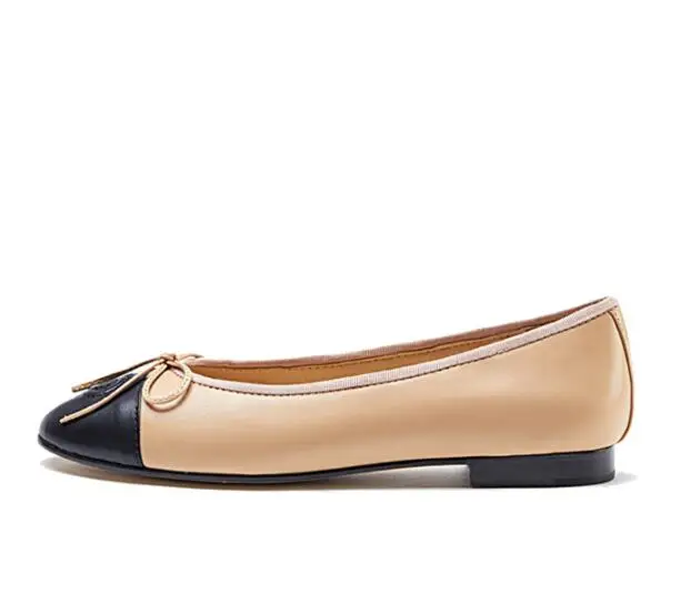 

hot selling mixed colors leather flat shoe for woman 2018 round toe butterfly-knot casual shoes comfortable shoe