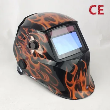 

Solar Auto Darkening Welding Mask 4 Sensors Big View Size 98x55mm 3.86x2.17" Magnify Lens Compatible CE Aproved Welding Helmet