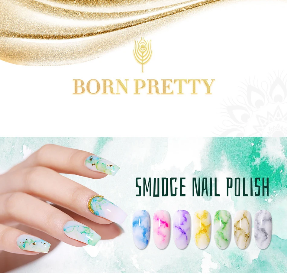 От BORN PRETTY-цветок лак для ногтей 6 мл разноцветные, для ногтей арт-дизайн цветок маникюрный лак салон Красота для дизайна ногтей