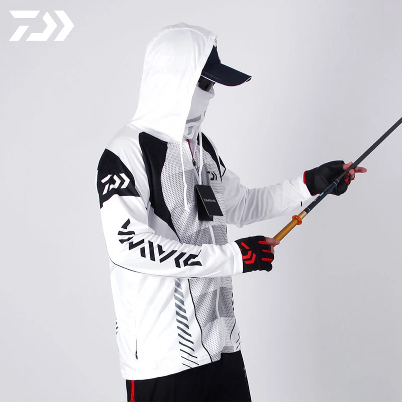 Рыболовная рубашка Daiwa летняя солнцезащитная Лоскутная уличная дышащая