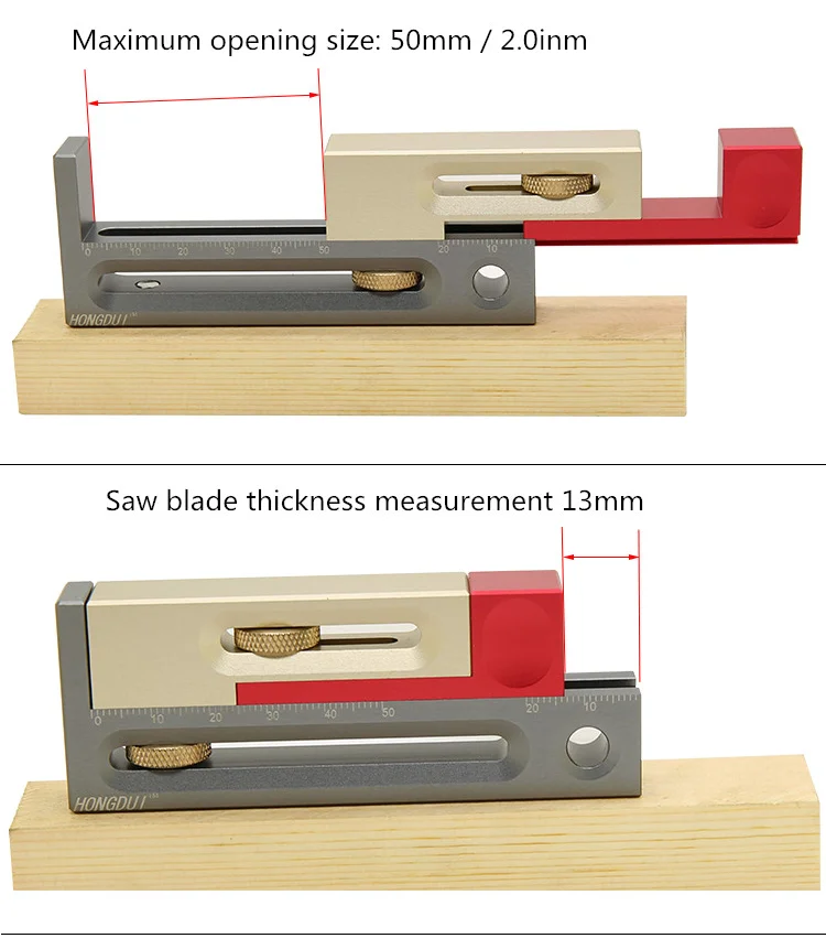Стол пилы слот регулятор врезной и инструмент для вырезания пазов подвижный измерительный блок Tenonmaker длина компенсация набор фрез до деревообработки