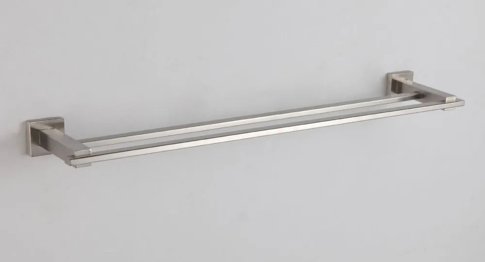

60 cm Length Double Brushed 304 Stainless Steel Lavatory Towel Bars - Free Shipping YS-2007