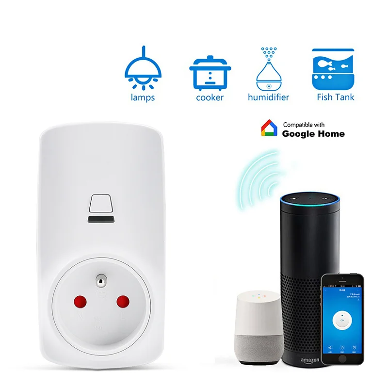 Великобритания/США/ЕС штепсельная вилка Smart Wifi светодиодный светильник с