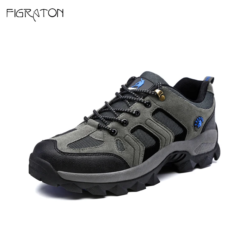 

Figraton Men's Sports Shoes Fashion Outdoor Sneakers Spring Autumn Lace Up Solid Color Air Mesh Sewing Men Vulcanize Shoes