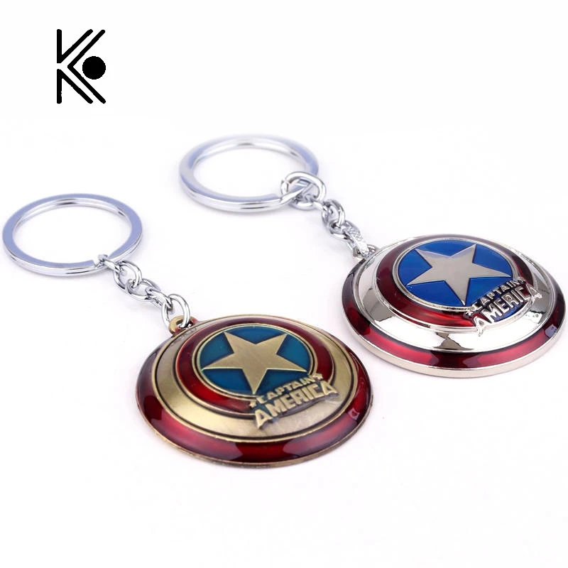Cool Marvel Comics Super Hero Captain America Avengers Key Rings