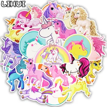 

30Pcs Unicorn Series Sticker Cute Anime Dream Children's Cartoon Stickers for DIY Travel case Laptop Bicycle Fridge Car Stickers