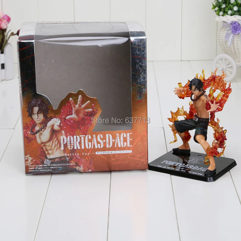 

14CM Anime One Piece figure ZERO Portgas D Ace PVC Action Figure Model Toy