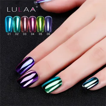 

ColorWomen LULAA 4pcs/Set Silver Mirror Face Color Nail Polish Top & Base Coat Manicure Sets Kits 161109 Drop Shipping