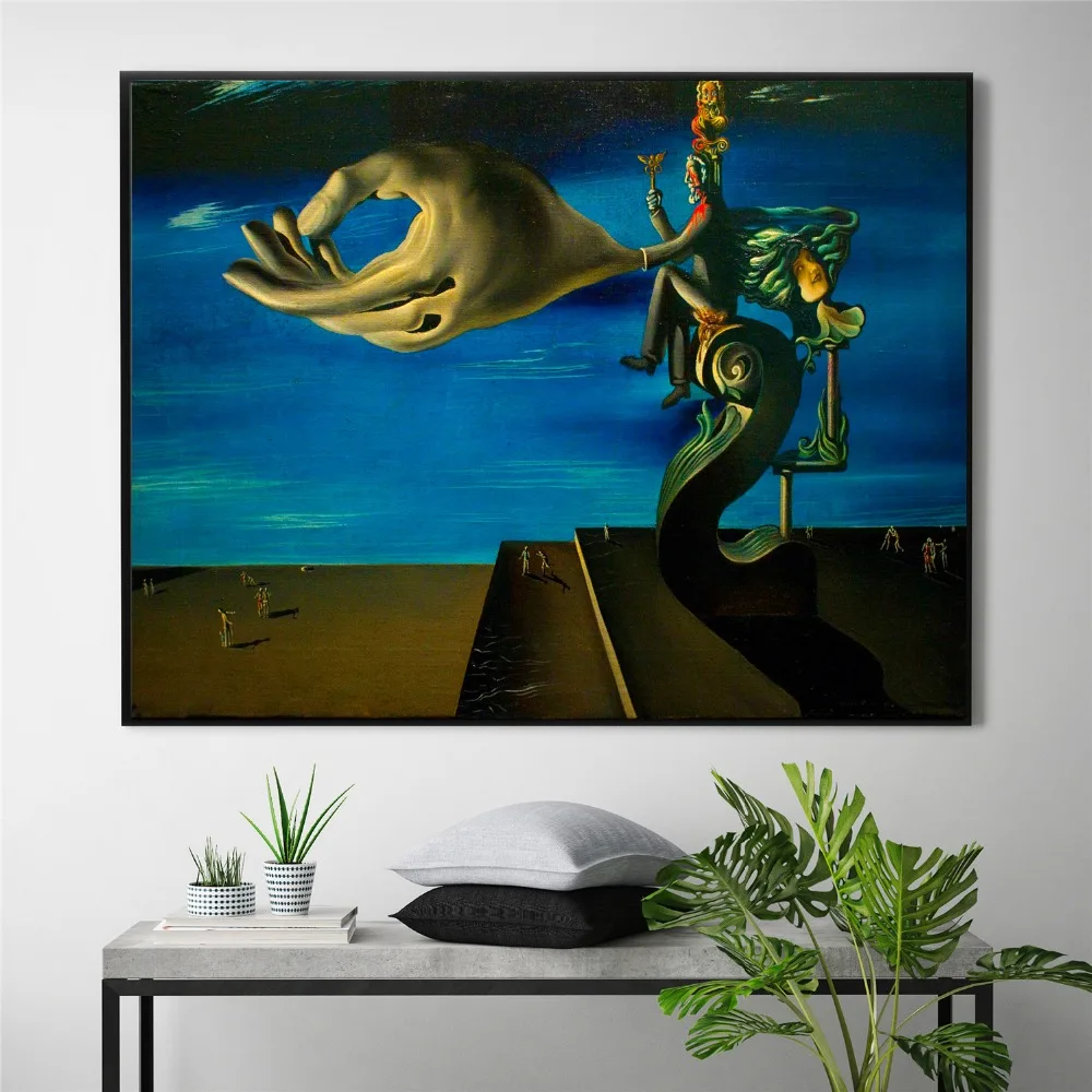 Salvador Dali Virtual Dream холст Художественная печать живопись плакат Настенные картины для гостиной домашний декоративный настенный Декор без рамки