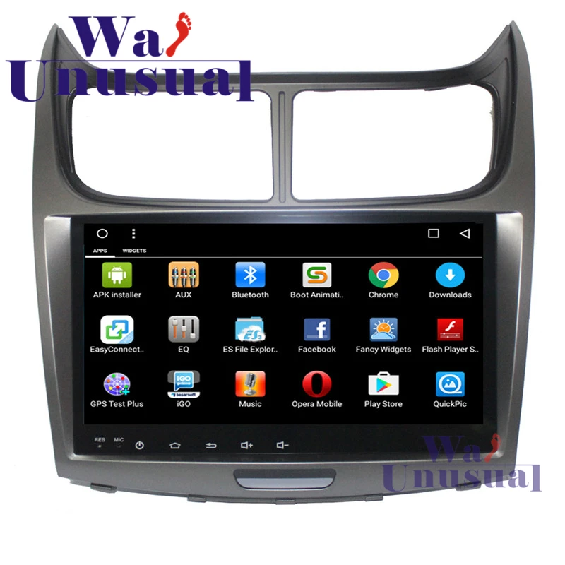 Clearance 2 din 9 Inch Android 8.1 Car Radio Player For Chevrolet Sail 2010 2011 2012 2013 2014 GPS Navigation Stereo With BT WIFI 3G Maps 14