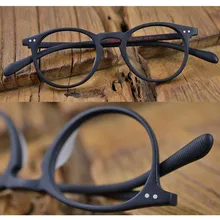 Ручная работа, винтажные матовые черные оправы для очков, овальные очки с полной оправой, мужские и женские очки Rx able, очки для близорукости, совершенно новые, высокое качество