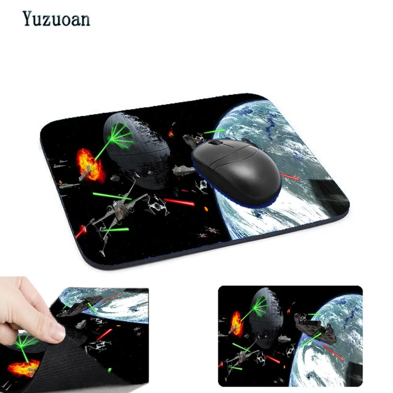 Игровой коврик для мыши Yuzuoan Star Wars The Force игровой 22*18 см и 25*29 украшения рабочего
