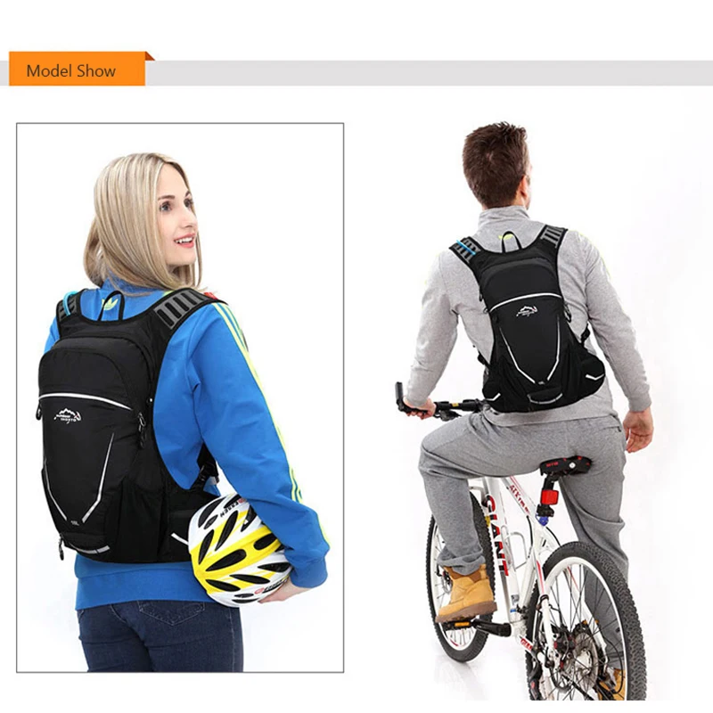 Top New Light 18L Ergonomic Waterproof Bicycle Backpack Ventilate Cycling Climbing Travel Running Backpack Outdoor Sports Water Bags 5