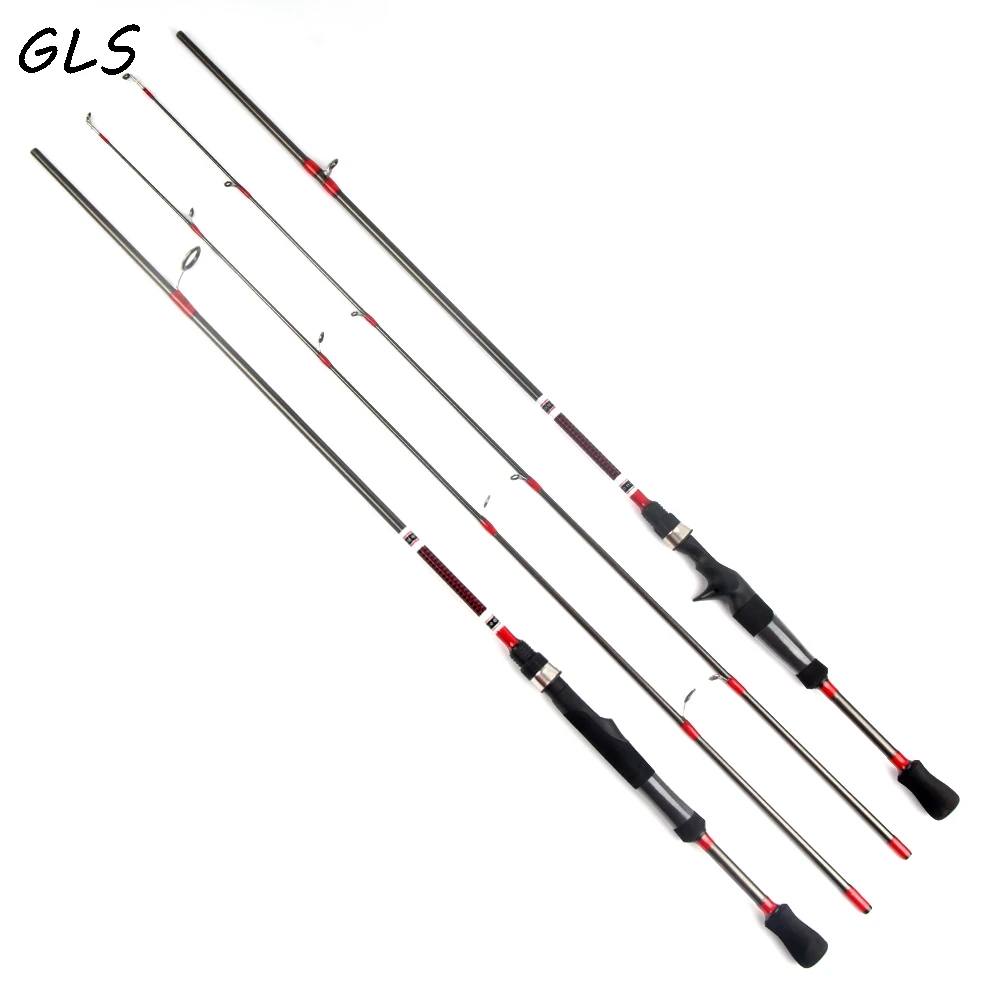 Kopen 2019 spinning casting staaf 2 Segmenten hengel M Power line wt.4 15lb lokken wt.2 21g lokken Hengel Gift visaas