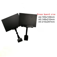 Erasable Black Price Tag Card Supermarket Shop Fruit Fresh Promotions Price Talker Board Mechanical thumb Clip Display Holder