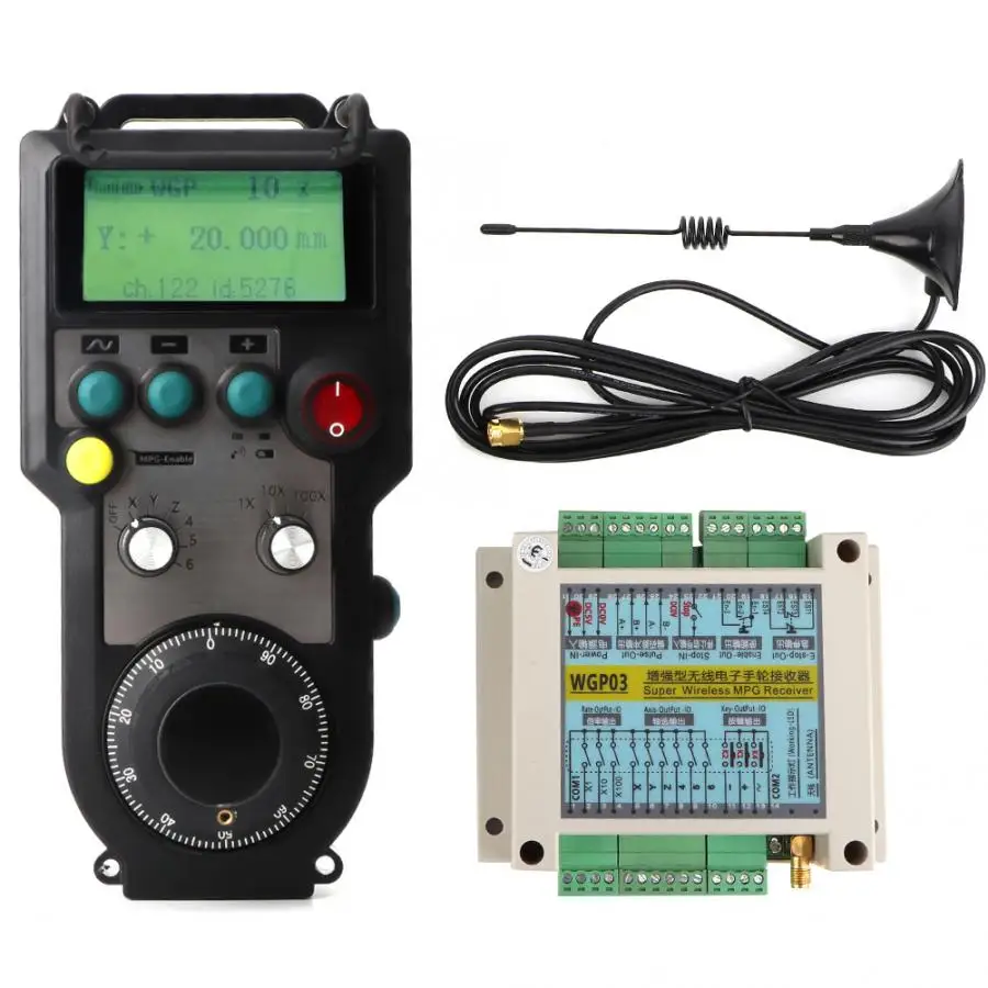 

Handwheel AWGP03-6AA-3 Handheld Wireless Electronic Hand Wheel For CNC Engraving Machine