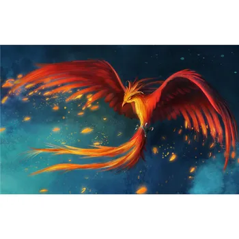 

Phoenix Bird Drawings 5D DIY Diamond Painting Cross Stitch Aminal Pictures of Rhinestones Embroidery Yarn Canvas Hobby Crafts