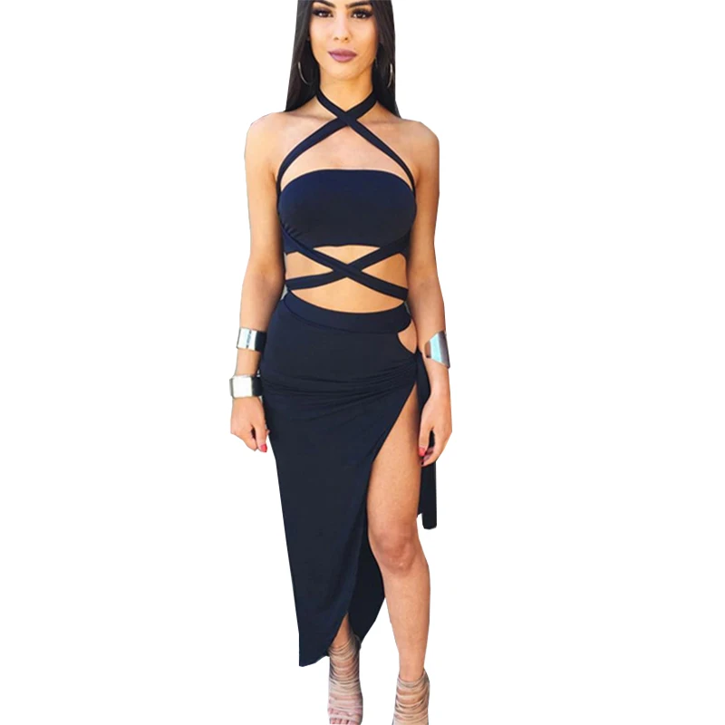 Buy 2 Piece Set Women Skirt Top Sexy Two Piece Set