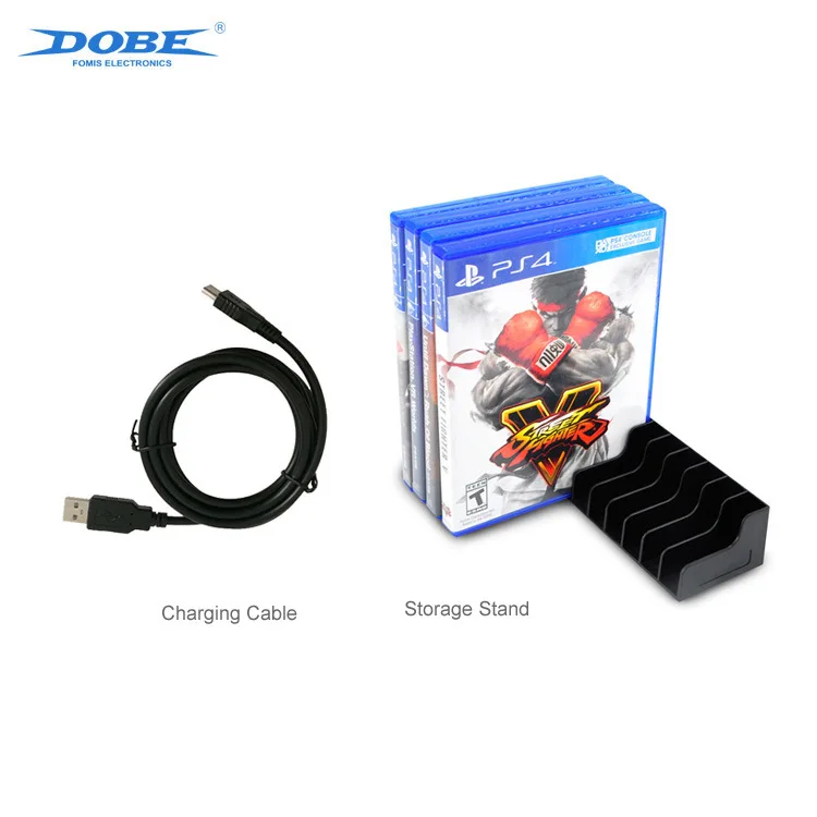 5 в 1 компл. Dual Charge док-* 1 + Pro и базы сцепление * 2 + кабель для зарядки * 1 + стерео гарнитура * 1 + подставка для хранения * 1 для PlayStation4 PS4/SLIM/PRO