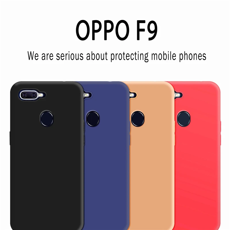 Чехол для OPPO F9 матовый мягкий чехол телефона из ТПУ F9|Бамперы| |