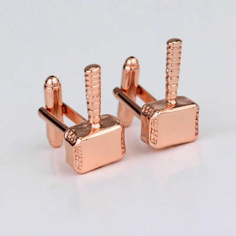 

dongsheng Thor Hammer Cuff links Men's Novelty jewelry Marvel wedding jewelry Super hero jewelry -40