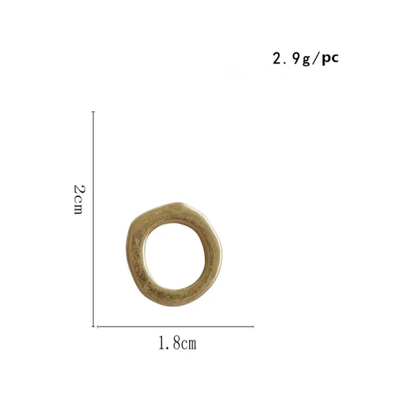 Короткие дизайнерские ювелирные изделия, круг из цинкового сплава, серьги-гвоздики для женщин, ювелирные изделия, матовое золотое покрытие, нежные серьги, подарки для девочек