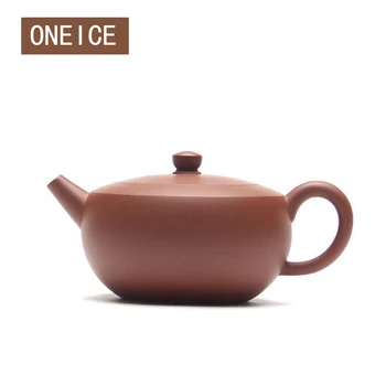 

Yixing Teapot Chinese Kongfu Tea Drink Ware Hand Made Righteousness Pot Qing Cement Tea Set Teapots Author Shao Guorong 260ml