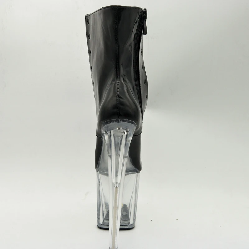 Laijianjinxia Mode Haut Cheville C011 Cm c015 20 Pole Dancing Chaussures Noir Bottes Pouces 8 Talon Plate forme Sexy Automne Femelle Hiver Femmes rrAqwfdX