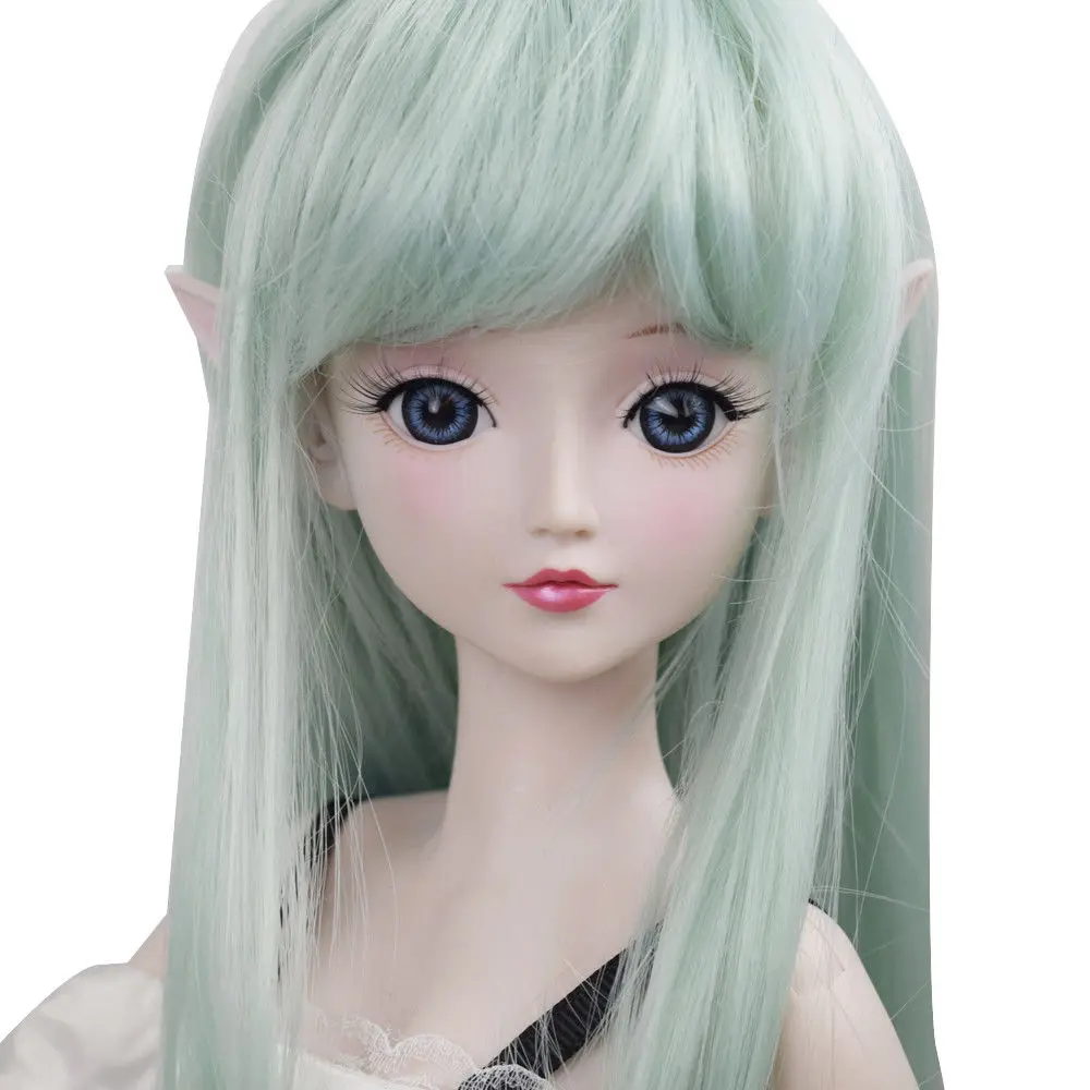 2" Зеленые Эльфы демон 1/3 BJD Кукла SD кукла 56 см шарнирная кукла Фея+ макияж ручной работы+ полный набор парик одежда подарок на день Святого Валентина