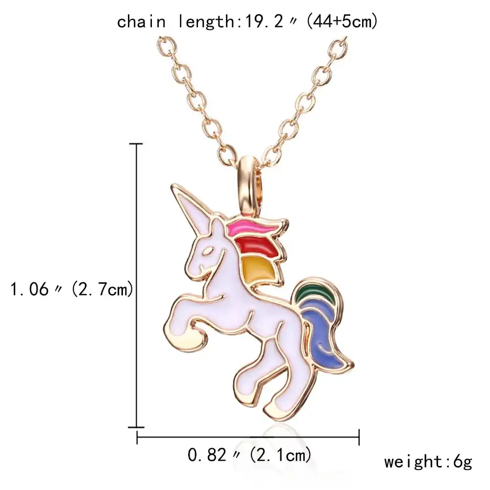 horse necklace for little girl