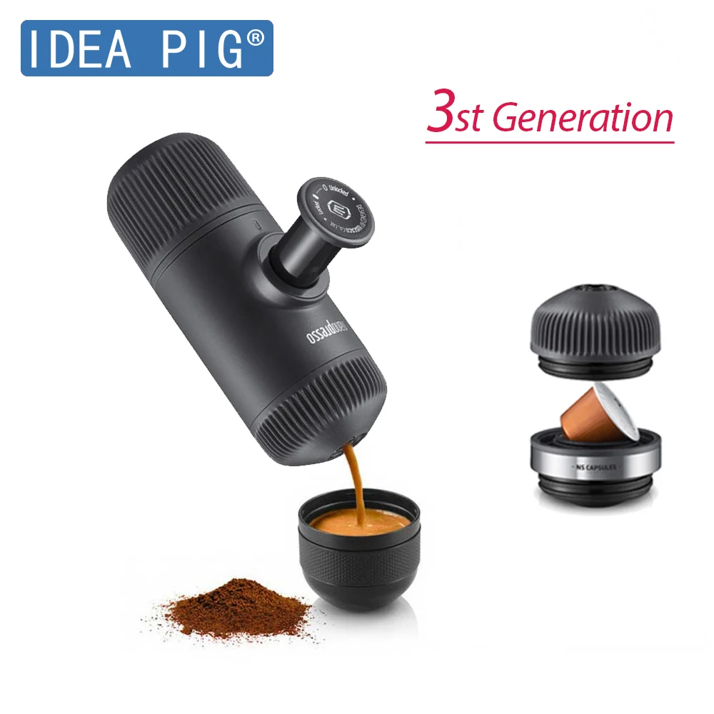 

3nd Generation 80ml Manual Coffee Machine Mini Espresso Manually Handheld Pressure Espresso Coffee Machine Pressing Cup
