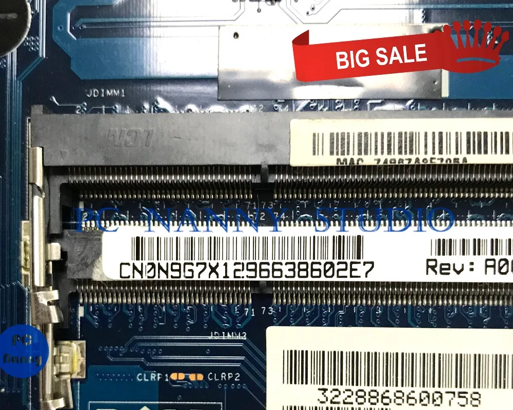 buy  PC NANNY for Dell Inspiron 17 3721 laptop motherboard 0N9G7X N9G7X LA-9102P SR0XG i7-3537U DDR3 tes