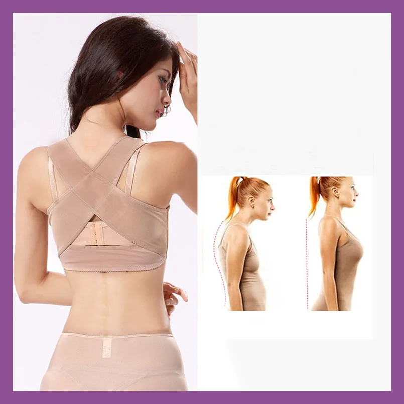 

1 Pc Posture Correction Back Brace Adjustable High Elastic Orthotics Chest Support Rectify Posture Corset Back Belt Women