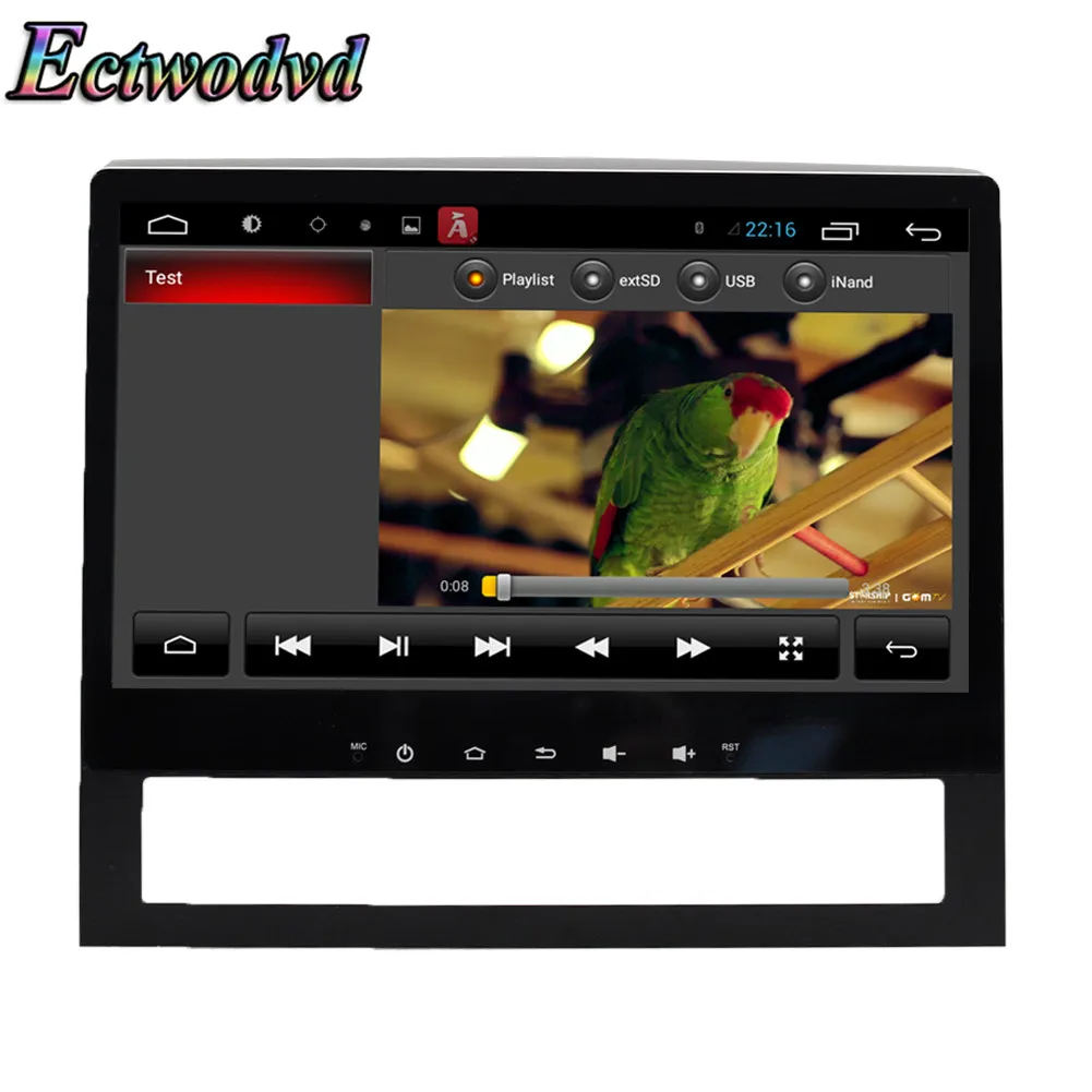 Top Ectwodvd 9inch Octa Core Android 8.1 Car DVD GPS Navigation Radio Stereo for Toyota Land Cruiser 200 2016- Car DVD Player 4