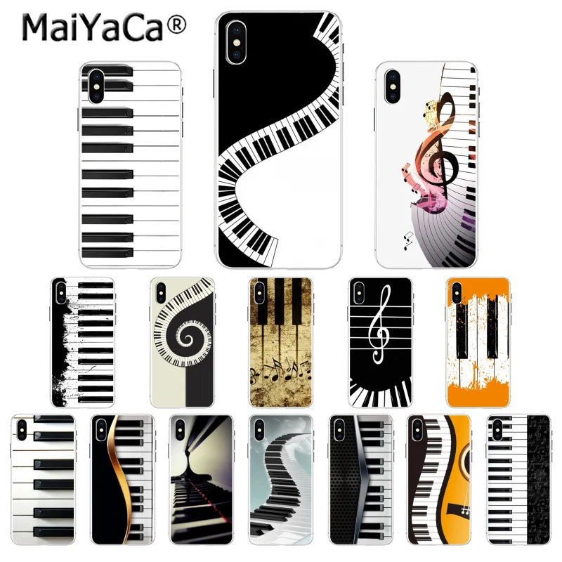 MaiYaCa музыка пианино клавиатура клиент высокое качество чехол для телефона для Apple iphone 11 pro 8 7 66S Plus X XS MAX 5S SE XR крышка
