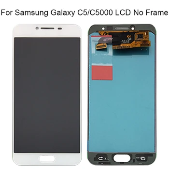 

5.2" Super AMOLED For SAMSUNG GALAXY C5 LCD Display Touch Screen Digitizer Assembly Replacement For SAMSUNG C5 C5000 LCD Display