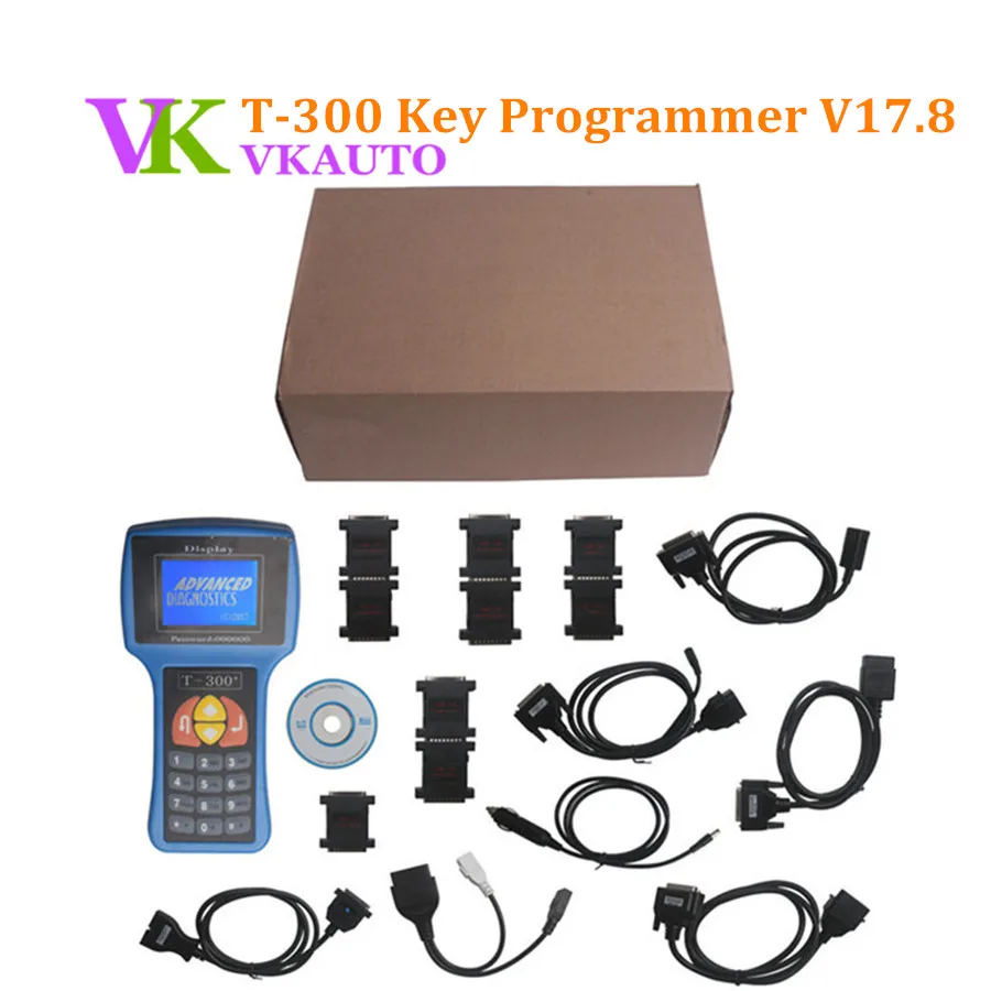 Профессиональный T300 программист ключа Trasponder V17.8 английская или Испанская версия