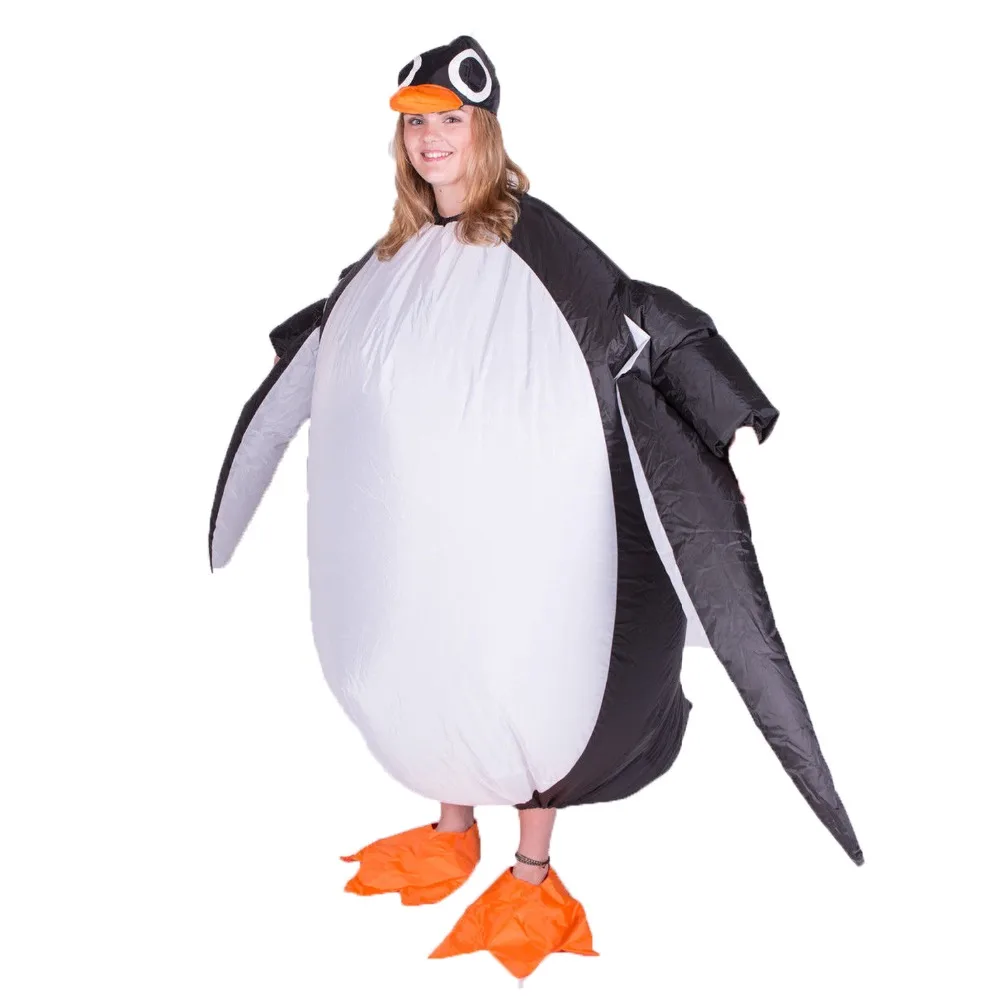 Adult Penguin Pal Costume Happy Feet Bird Fancy Dress Outfit STD /& Plus Size New