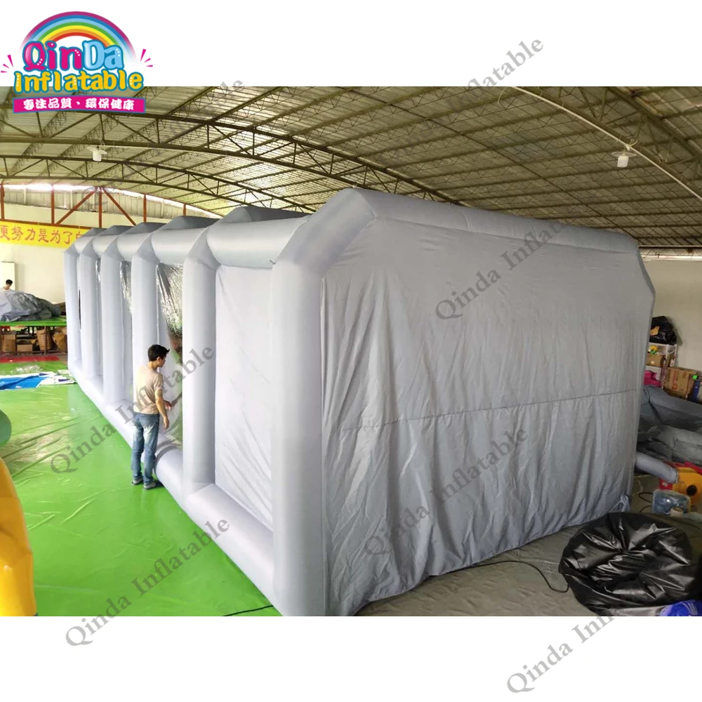 High Quality Inflatable Spray Painting Tent 10x5x3.5m Inflatable Paint Spray Booth For Car 2