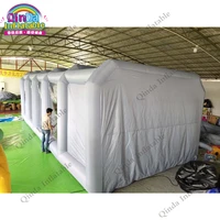 High Quality Inflatable Spray Painting Tent 10x5x3.5m Inflatable Paint Spray Booth For Car 2